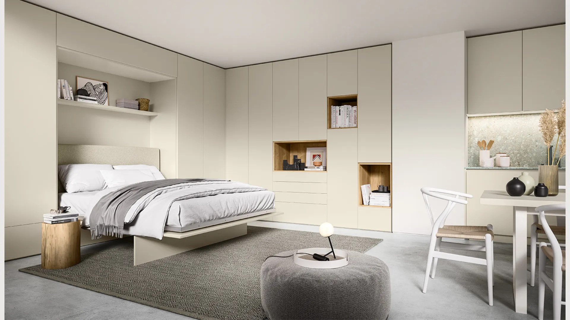 Letto a scomparsa di Dielle Modus